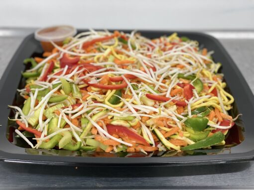 Asian Noodle with Chicken Salad Platter