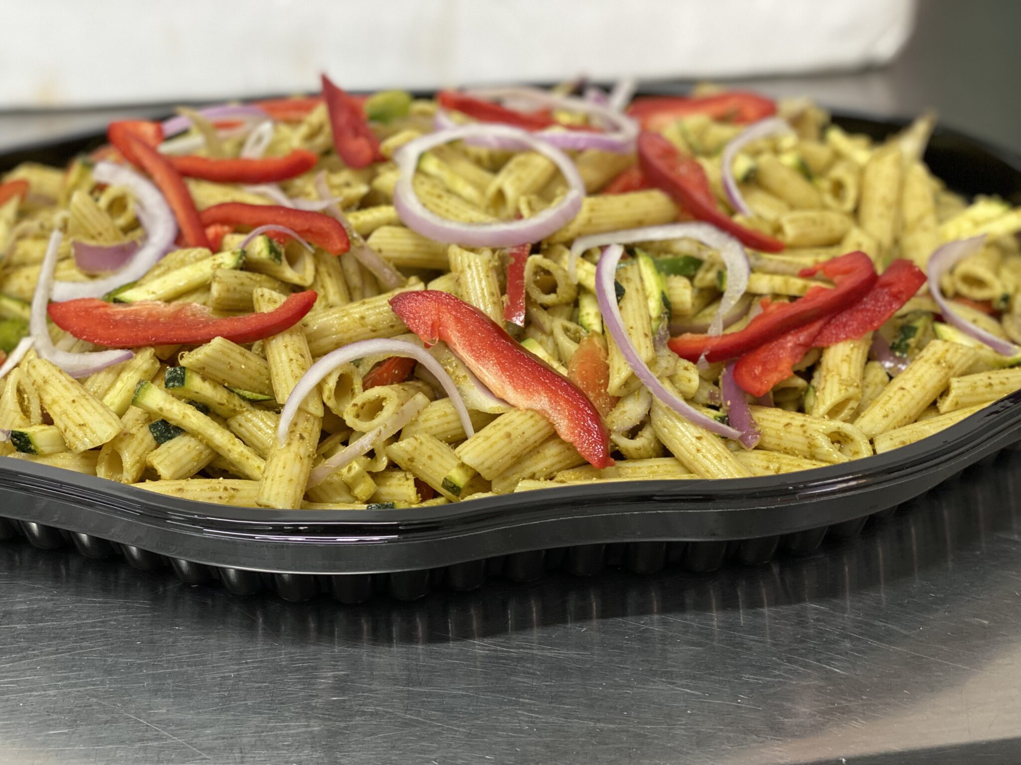 Chicken Pesto Pasta Salad Platter - Salad Sensations